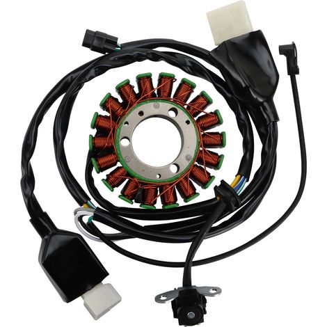 Compatible with Kawasaki KLX250 D-Tracker KLX250SF 250SF Super engines, with integrated magneto-stator and ignition coil.