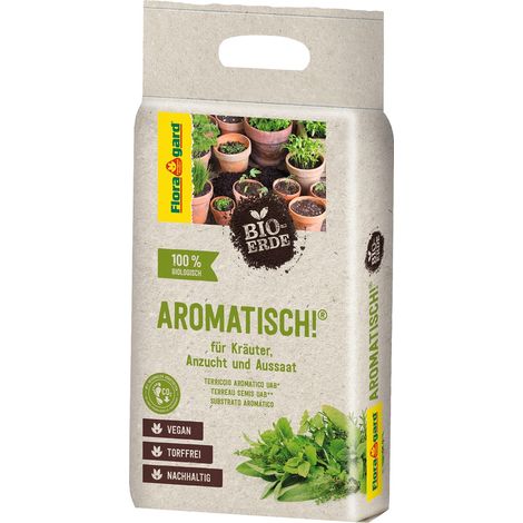 Floragard® BIO-ERDE Aromatisch® für Kräuter Anzucht und Aussaat - 25 Liter