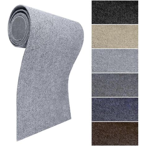 Tappetino tiragraffi per gatti, sicuro per i mobili, con dimensioni regolabili e base adesiva, colore grigio chiaro.