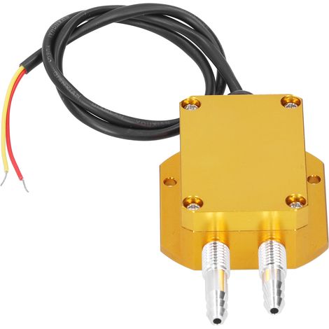 Transmetteur de pression du vent jaune, capteur différentiel de micro-pressions, 24 V CC, 4-20 mA, 0-300 Pa