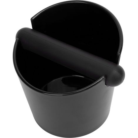 Boîte à marc café en plastique anti-éclaboussures avec socle antidérapant et barre de choc amovible, absorption bruit, 365g (1/5)