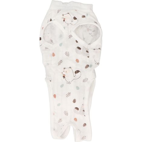 Lot de 2 Combinaison de Récupération Coton Respirant pour Chat et Chien, Petits Animaux Raton Laveur M (1/5)