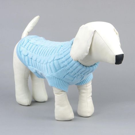 Warmer Pullover für Haustiere, Welpen, Katzen und Hunde, süßer Strickmantel, Herbstkleidung