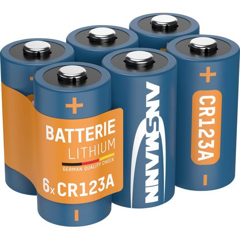 ANSMANN CR123A Lithium Fotobatterie 3V 6 Stück Photo CR17335