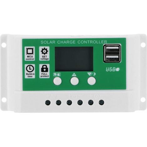 Regulateur De Charge Solaire MPPT - 50 A - Affichage LCD - 12 V 24 V - Pour Batteries AGM GEL Ou Ouverte (1/5)