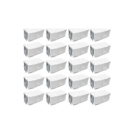 Sacs à poussière pour aspirateur robot S8 MaxV Ultra G20s - Pièces de rechange - Sacs poubelle - Nettoyage ménager (20 pièces) (1/5)