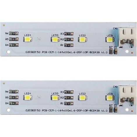 Bande lumineuse LED 12V pour réfrigérateur, économe en énergie, facile à installer, compatible avec le réfrigérateur BCD-435WY. (1/5)