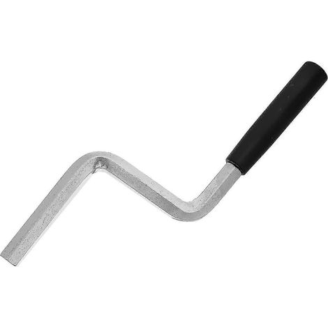 Clé pour poignée de porte coulissante : Poignée hexagonale robuste de 12 mm pour fenêtre - Levier ergonomique en métal pour cloison de séparation (1/5)