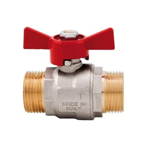 VALVOLA A SFERA PASSAGGIO TOTALE CON FARFALLA MM Misura: 3/4 DN 20 40bar/580psi