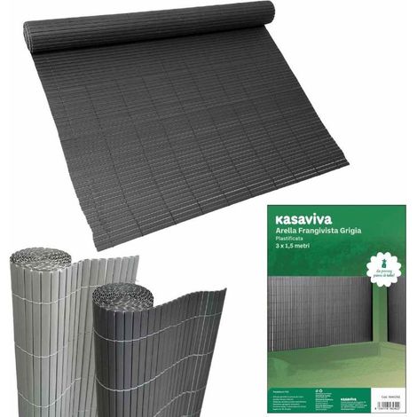 Arella Frangivista Plastificata Grigio 300 x 150 cm (1/2)