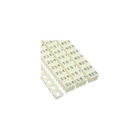 Marcatori per cavi inline kabelmarkierer 6mm etichette numerate senza attrezzi