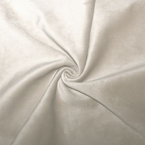 Tissu en velours doublé polaire Blanc cassé 140 cm (1/2)