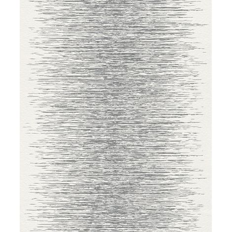 Rasch Vliestapete 413809 Selection grafisch silber 10,05 x 0,53 m Tapeten (1/3)