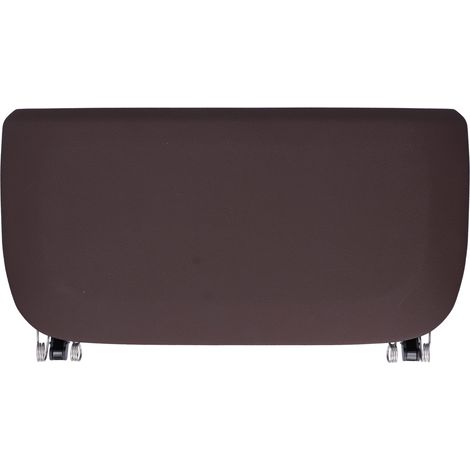 Revêtement en cuir artificiel pour panneaux de garniture de dossier de siège auto, adapté aux BMW Série 5 et Série 7 (F07, F10, F11, F18, F01, F02, F04), marron foncé. (1/5)