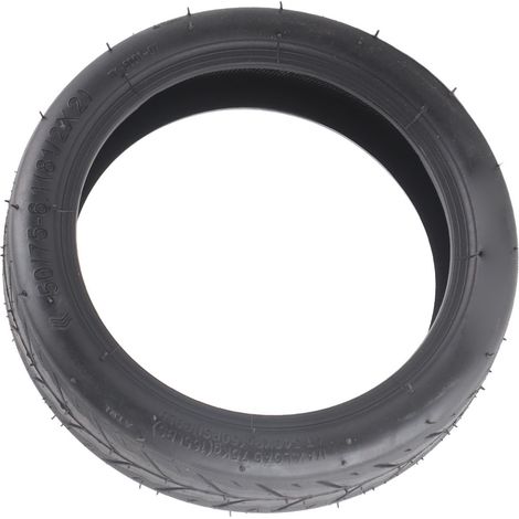 Pneu pour trottinette électrique 50/75-6.1 : rainures en caoutchouc, excellente adhérence, absorption des chocs, pièces détachées pour trottinette électrique (1/5)
