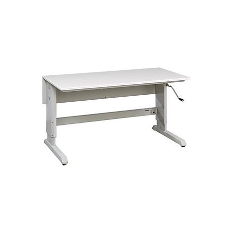 Mesa de trabajo CONCEPT tablero de mesa ESD con manivela A x
