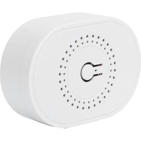 Mini disjoncteur temporisé 433 MHz à double commande 16 A, interrupteur marche/arrêt pour usage domestique 85-250 V (blanc) (1/5)