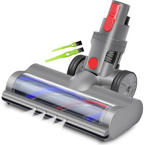 Turbinendüse Elektrische Bürste kompatibel für Dyson V7 V8 V10 V11 V15 mit Motorisierte Walze geeignet für Teppich Parkett und Hartboden automatischem LED-Licht (1/5)