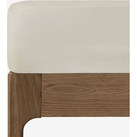 Sábana bajera en algodón percal de 180 hilos para cama de 90 cm Agassi SKLUM (1/5)