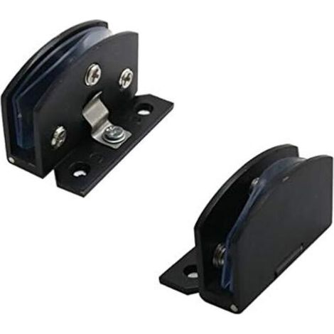 1 paire de charnières de porte en verre pour armoire à vin - Pièces de rechange - Convient pour verre de 5 à 8 mm d'épaisseur