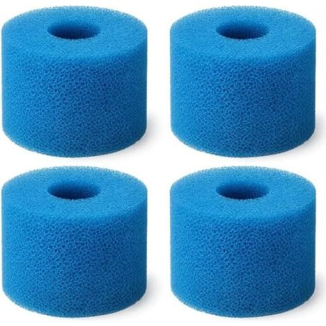 Filtre Spa en Mousse, Lavable Type S1 et Type VI, fabriqué en France, Compatible avec Intex, Bestway, Filtration optimale (1/3)