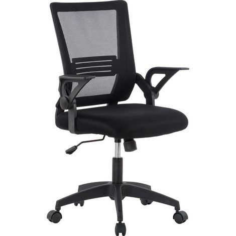 Techly sillón giratorio de oficina ergonómico negro