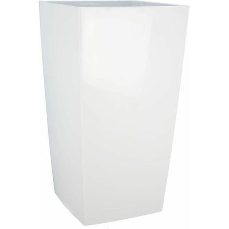 Riviera Nuance Blumentopf quadratisch weiß 38x38x69 cm
