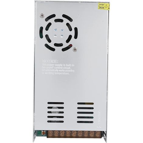 Adaptateur de pilote d'alimentation DC5V en alliage d'aluminium alimentation à découpage équipement LED transformateur Reulated(S-300-5（5V/60A/300W）AC110/220V±15%) (1/5)