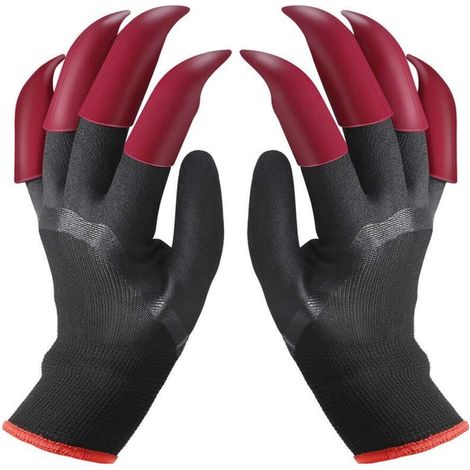 Gants de Jardin avec Griffes Imperméables Gants de Génie Jardinage pour Creuser une Plantation la Ferme des Gants de Travail avec 8 Griffes pour le Jardin
