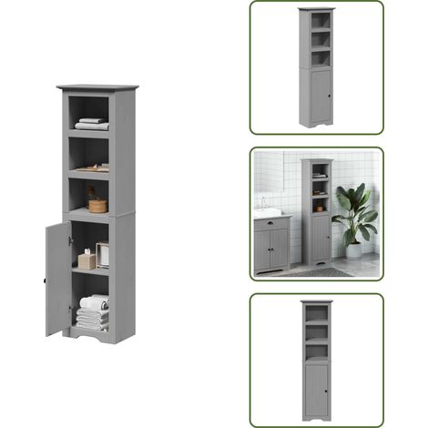 vidaXL Badschrank BODO Grau 44x30x160 cm (1/5)