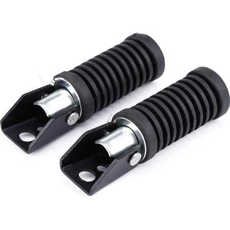 BEBUSINGOTO Reposapiés de motocicleta, reposapiés traseros de motocicleta, reposapiés de goma para GN 125 (1/4)