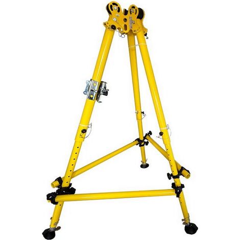 Tripode de seguridad compacto con ventosas altura max. 1,66m