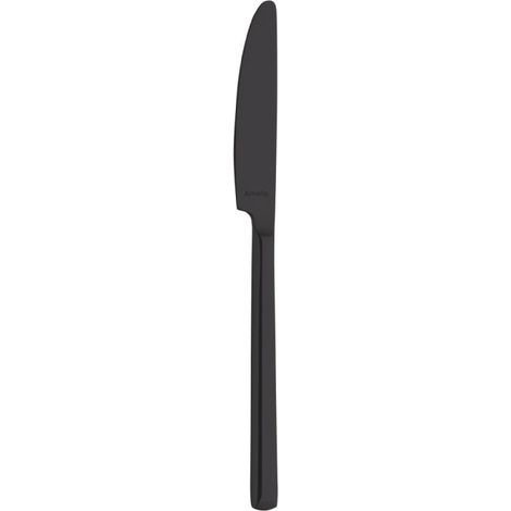 Couteaux à dessert Metropole PVD noirs (lot de 12) - AMEFA (1/2)