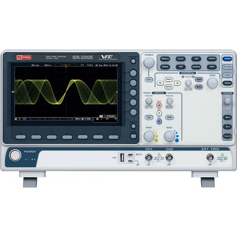 Oscilloscope De table RS PRO, 2 voies, 200MHz ( Prix pour 1 )
