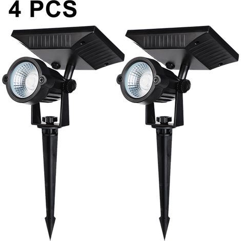 Solar Lights Outdoor Upgraded Waterproof Solar Powered Landscape Spotlights Decorative Lighting Auto On/Off for Pathway Garden Patio Yard Driveway Pool,4 PCS (1/5)