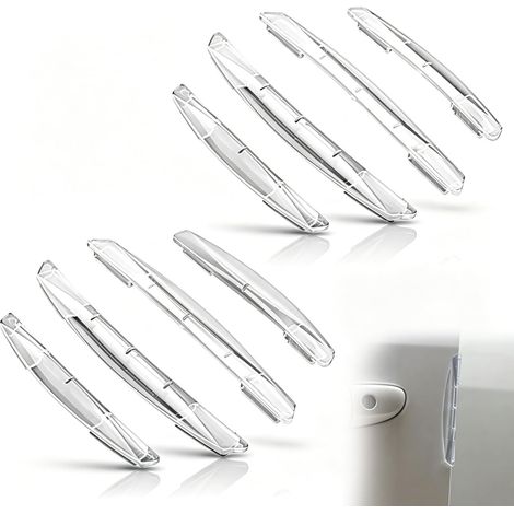Lot de 8 Protections de Portière Voiture Transparent, Bandes Anti-Rayures Protection Seuil de Porte Universelles, Durables et Décoratives pour Tous Véhicules (1/5)