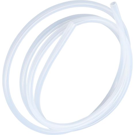 Tuyau en silicone transparent - Taille : 8 mm x 12 mm - Longueur : 4 m - Épaisseur : 2,0 mm - Tuyau flexible en caoutchouc pour tuyaux d'air et d'eau (1/5)