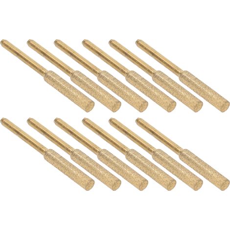 12 Pièces Disques de Meulage Diamantés 4.8mm pour Affûtage de Chaîne de Tronçonneuse, Pierre à Aiguiser Durable (1/5)