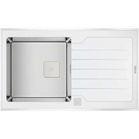 1c+1e.860x510.inox/verre.blanc. - Teka (1/5)