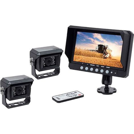 Kit Vidéo 7" avec 2 Caméras Vision Nocturne – IP69K