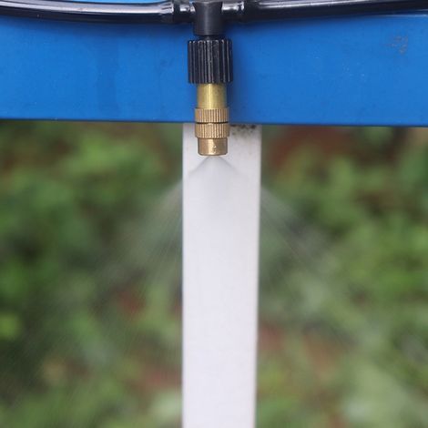 Lot de 10 buses d'arrosage brumisateur en laiton réglables pour irrigation et humidification (1/5)