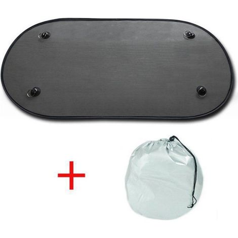Pare-soleil arrière pour voiture - Pare-soleil bébé - avec 4 ventouses puissantes - Protection solaire - Pare-soleil en mail (1/5)