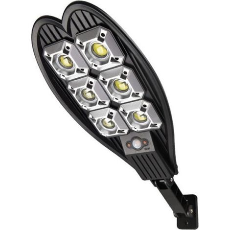 Lampadaire solaire LED extérieur - Détection mouvement - IP65 - Haute efficacité (1/5)