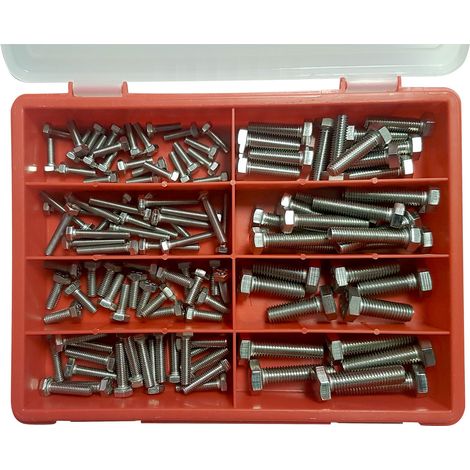 Assortiment de vis din 933 inox a4 aisi 316 de 5 a 10 mm (1/3)