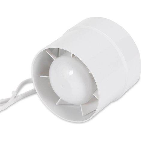 12W Ø100mm Rohrventilator Badlüfter Rohreinschub Einschublüfter Lüfter Leise Küchen Bad Rohrventilator Kanalventilator Rohrlüfter (1/5)