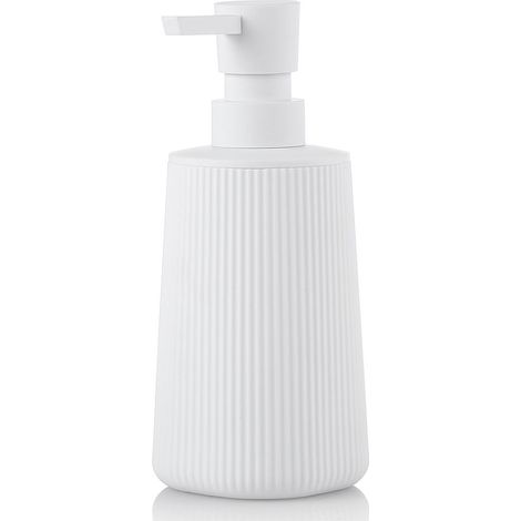 Distributeur de savon en plastique Simple, pour désinfectant pour les mains, crème pour les mains, liquide vaisselle, blanc (1/5)