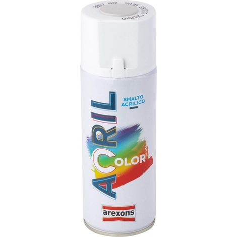 Bomboletta spray smalto acrilico acrilcolor 3957 grigio chiaro ral 7035 arexons