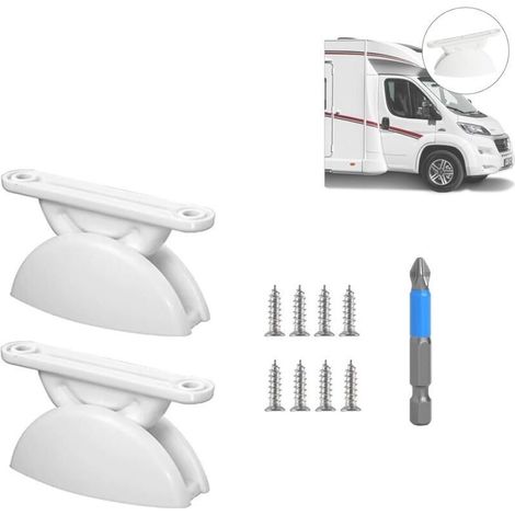 Paar Wohnwagen-Türstopper aus Kunststoff, Wohnmobil-Türblock, Wohnwagen-Türhalter, T-förmiger Wohnmobil-Türstopper für Lastenanhänger, Wohnmobil-Boote (1/4)
