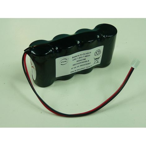 NX - Batterie NiCd 4x SC  4S1P ST1 4.8V 1.6Ah JST