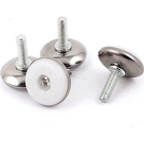 Pieds de nivellement réglables avec vis M6 x 20 mm lot de 4